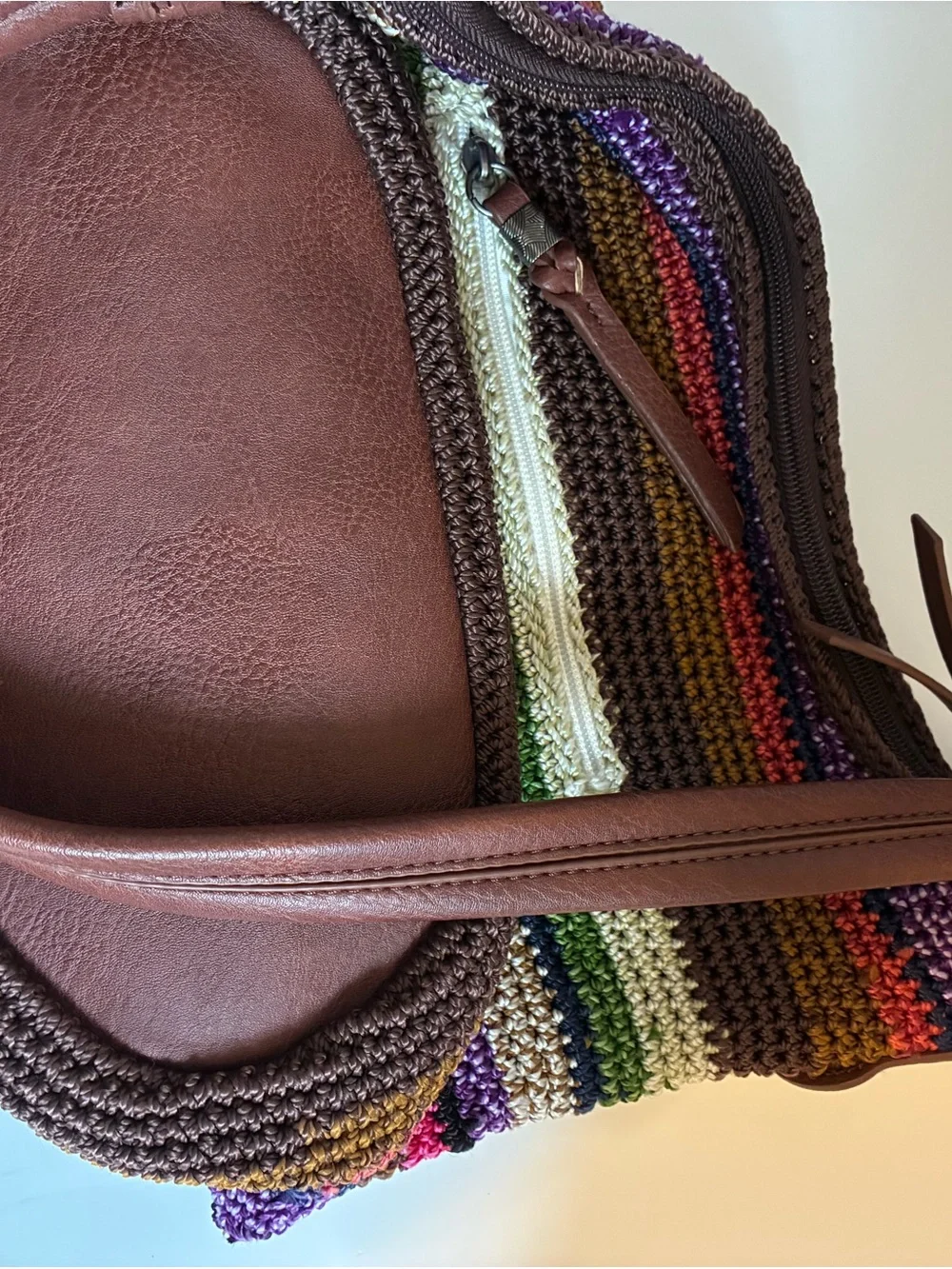 The Sak - Multicolor Striped Woven Shoulder Bag -LIKE NEW